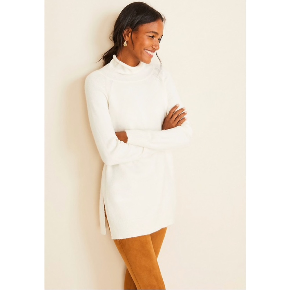 NWOT Ann Taylor Tunic Turtleneck Sweater
